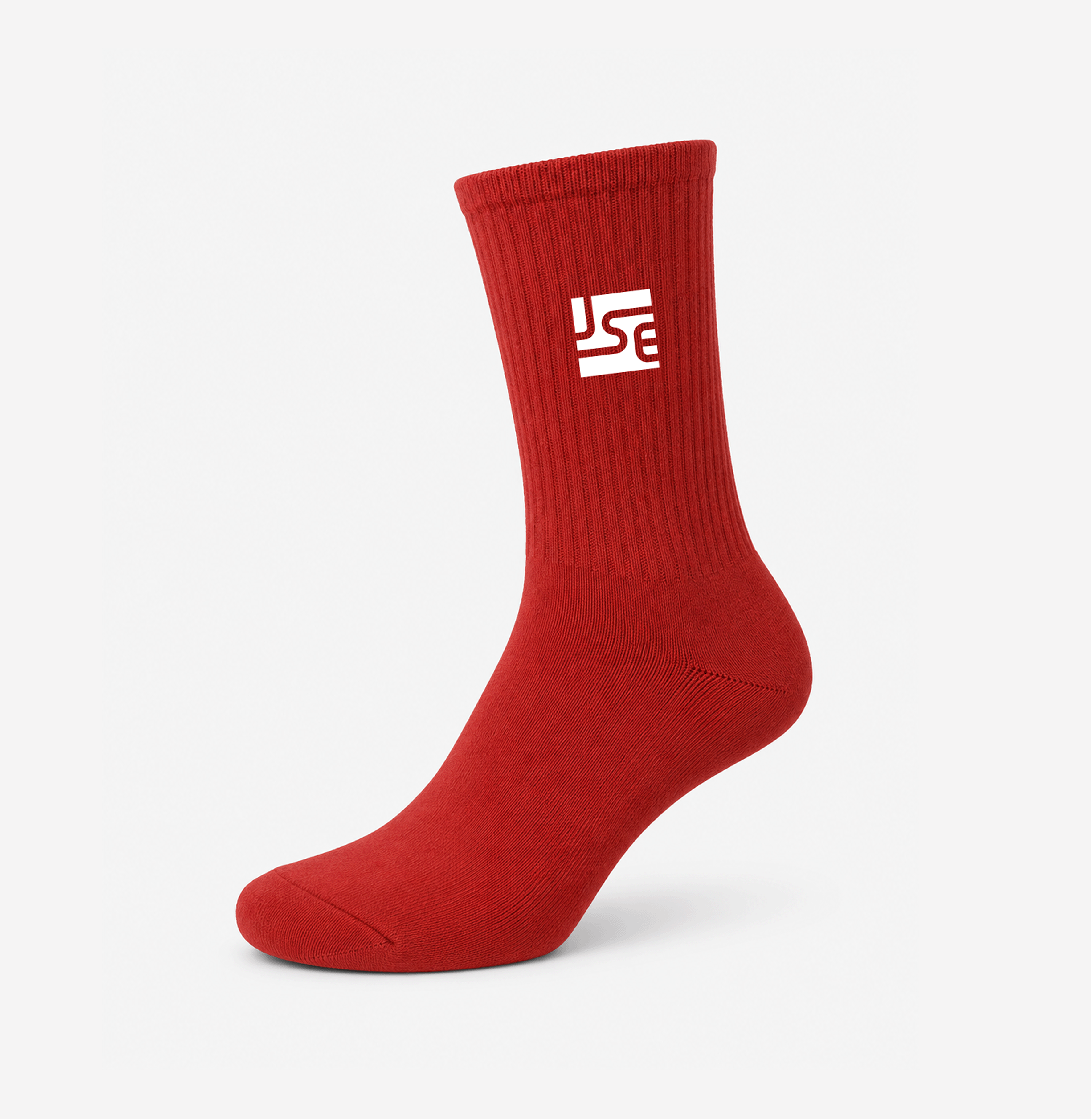 Jordan and Skala Engineers sock mockup.